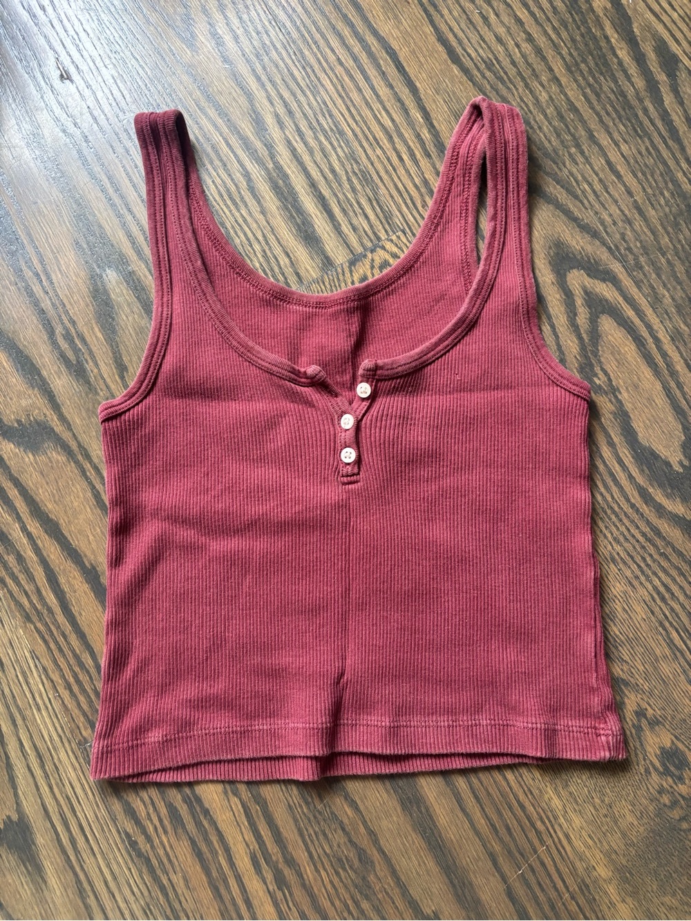 Brandy Melville Burgundy tank top
